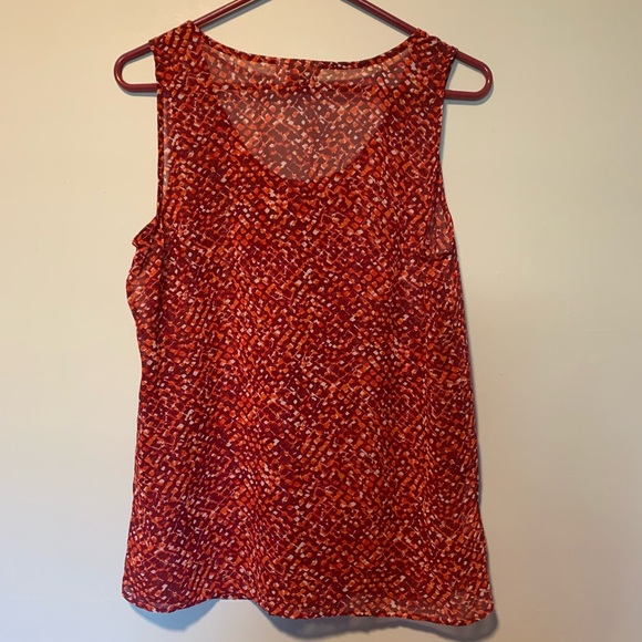 Loft Sleeveless Sheer Ladies Top - Picture 2 of 4